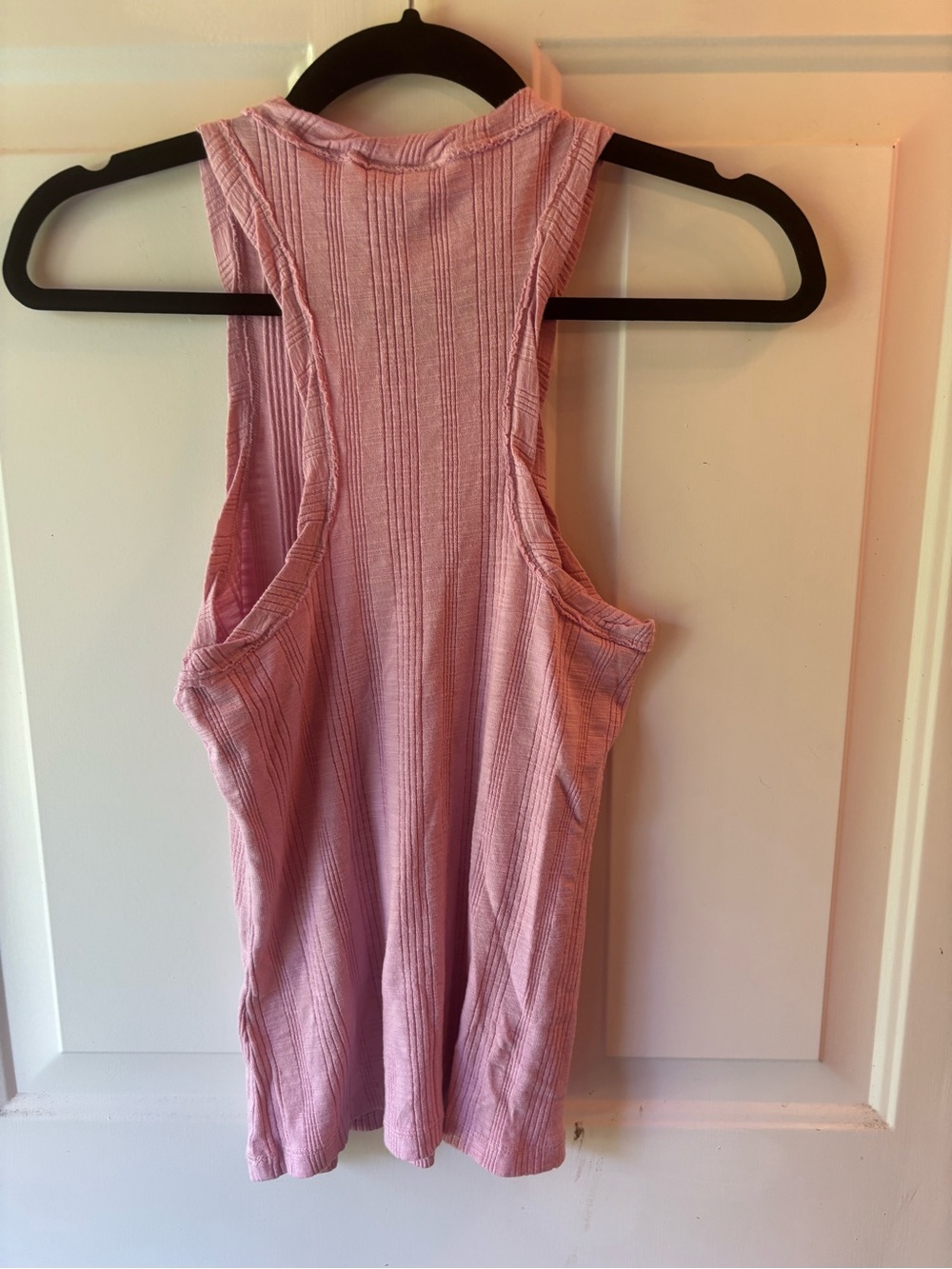 Pilcro Light Pink Ribbed Tank - Picture 2 of 3